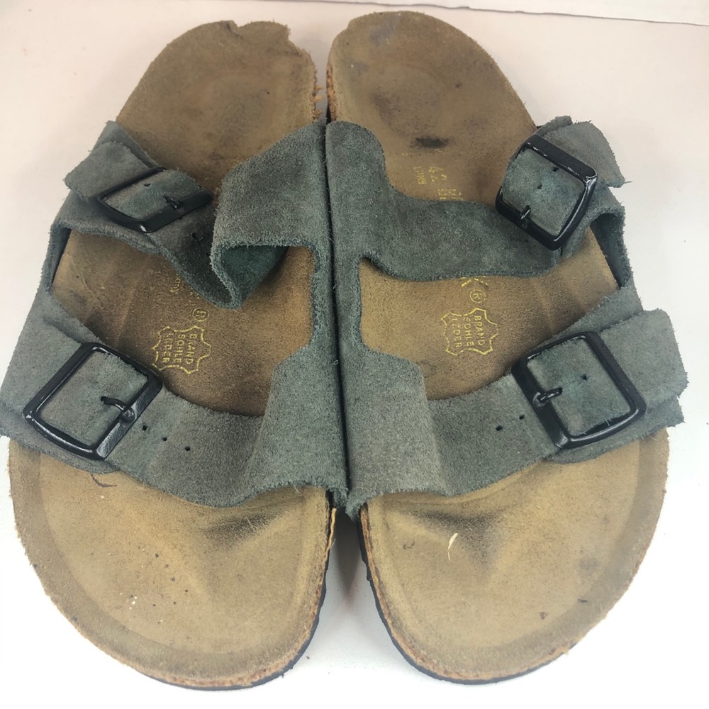 Birkenstock Arizona Sandals Gray Suede 42 Women 11